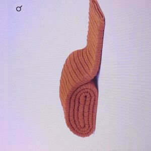 pleated knit throw terra cota color burndt orange king size daniel design studio